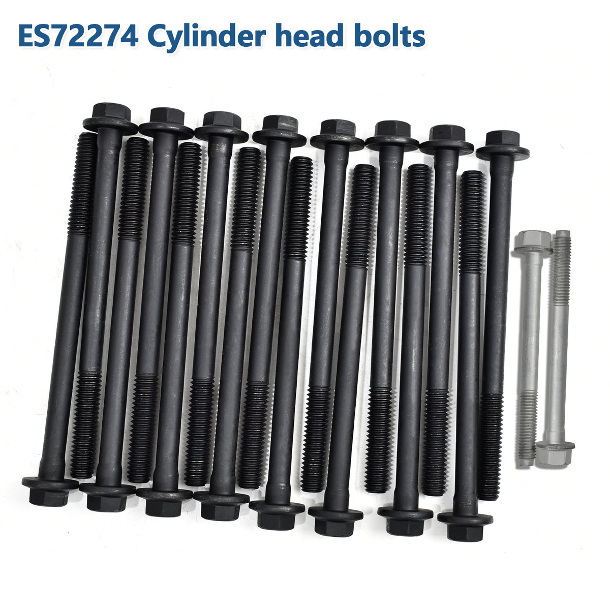 Btscar DXBKIT-001 Steel Cylinder Head Bolts ES72274 for GM 3.6L LLT LFX Engine Chevy Traverse
