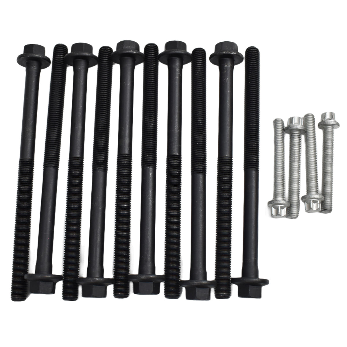 Btscar DXBKIT-003 Steel Cylinder Head Bolts for GM 2.4L Ecotec Engine Chevy Equinox GMC Terrain