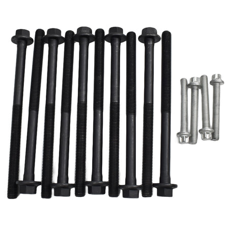 Btscar DXBKIT-003 Steel Cylinder Head Bolts for GM 2.4L Ecotec Engine Chevy Equinox GMC Terrain