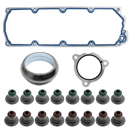 Btscar DXBKIT-006 Valley Cover Gasket and Valve Stem Seals for GM 6.0L 6.2L V8 Engine GMC Yukon