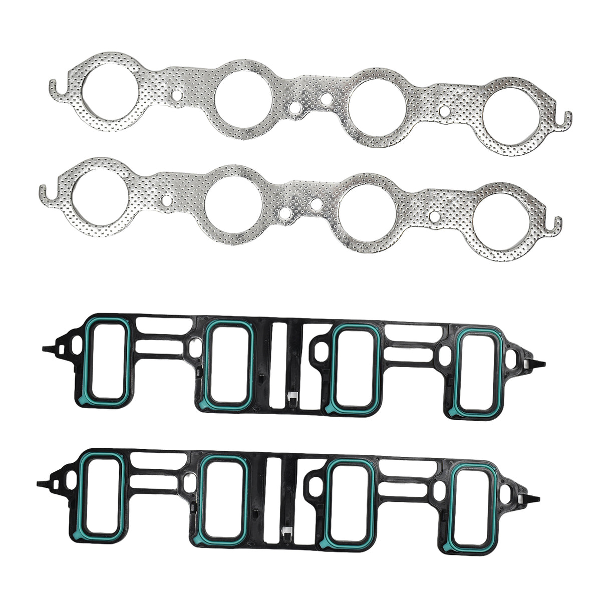 Btscar DXBKIT-006 Valve Cover Gaskets and Spark Plug Seals for GM 6.0L 6.2L V8 Engine Chevy Tahoe