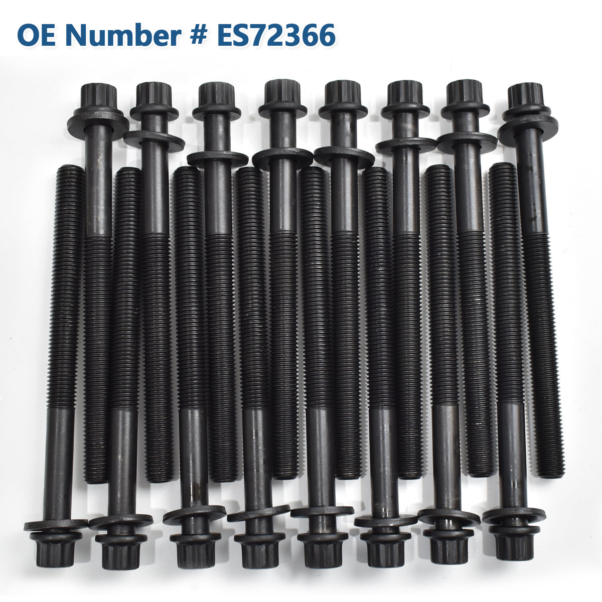 Btscar DXBKIT-010 ES72366 Steel Cylinder Head Bolts for Hyundai Kia 3.3L 3.5L Lambda II V6 Engine Kia Sorento