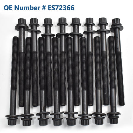 Btscar DXBKIT-010 ES72366 Steel Cylinder Head Bolts for Hyundai Kia 3.3L 3.5L Lambda II V6 Engine Kia Sorento