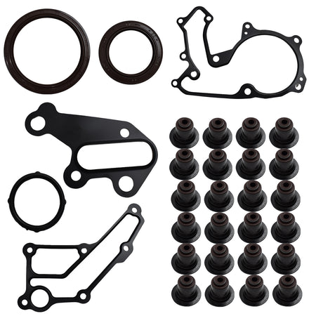 Btscar DXBKIT-010 Timing Cover Gasket and Valve Stem Seals for Hyundai Kia 3.3L 3.5L Lambda II V6 Engine