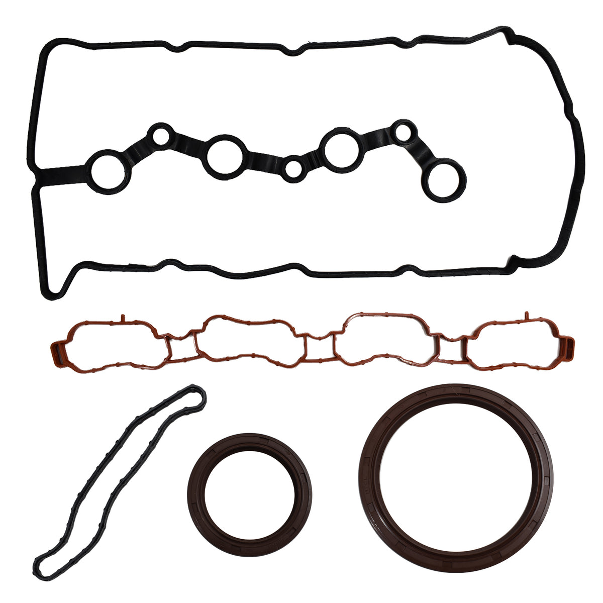 Btscar DXBKIT-011 Crankshaft Oil Seals and Timing Cover Gaskets for Hyundai Kia 2.4L Theta II GDI Engine