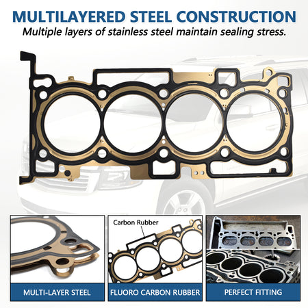 Btscar DXBKIT-011 Heavy Duty MLS Cylinder Head Gaskets for Hyundai Kia 2.4L Theta II GDI Engine