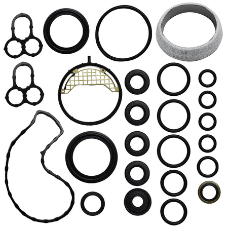 Btscar DXBKIT-017 Valve Cover Gasket and Crankshaft Oil Seals for Toyota 1.8L 2ZR-FE Engine Pontiac Vibe