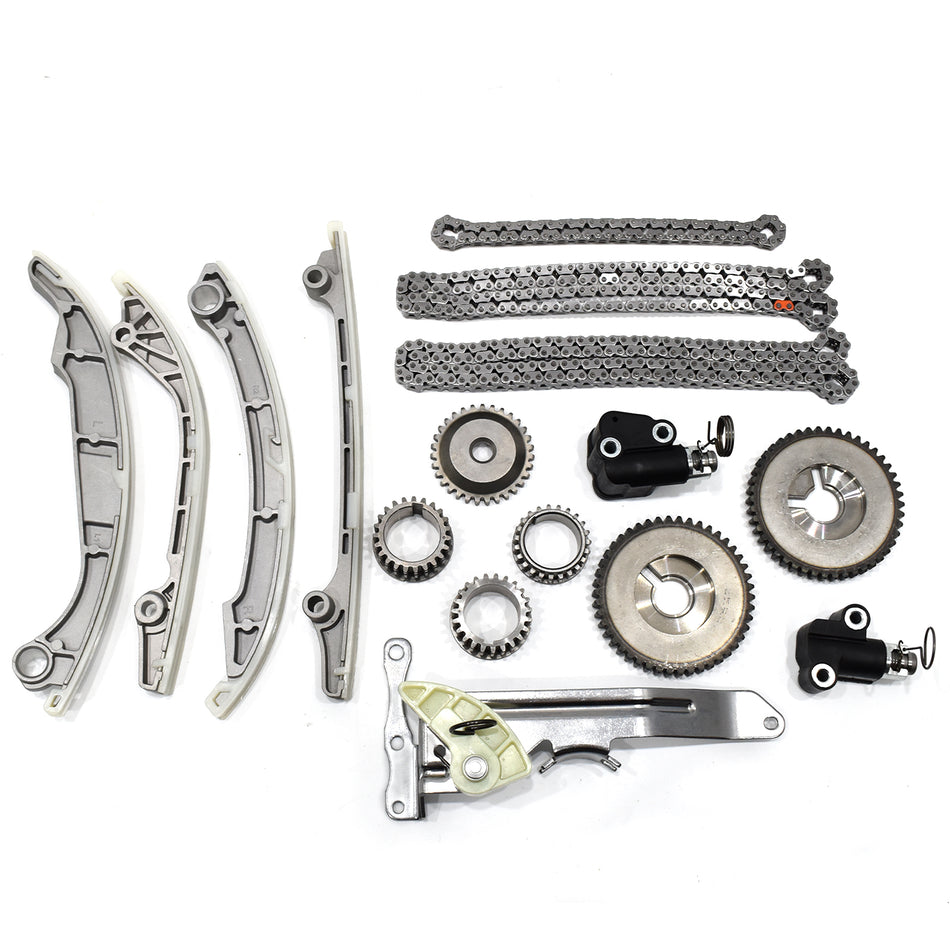 Btscar LT-023 Master Timing Chain Kit with Sprockets for Nissan Infiniti 5.6L 5.0L VK56VD V8 Engine