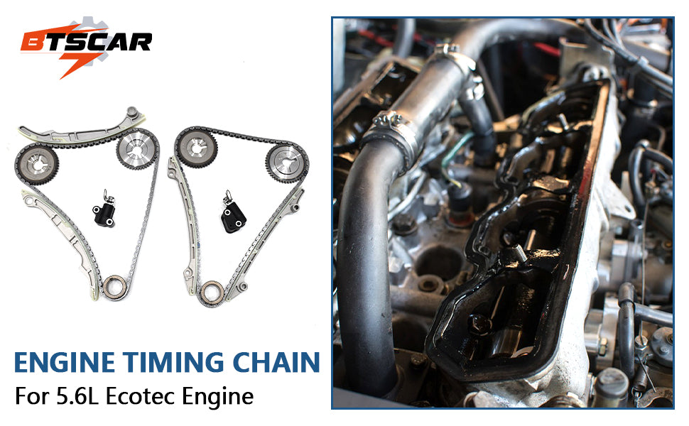 2004-2010 Nissan Infiniti 5.6L VK56DE V8 Master Timing Chain Kit w/ Sprockets (For Titan, Armada, QX56)