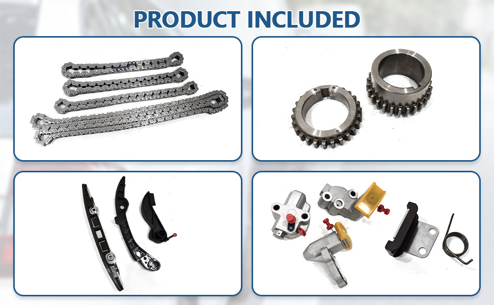 2017-2024 Nissan Infiniti 3.5L VQ35DD V6 Master Timing Chain Kit w/ Oil Pump Chain (For Pathfinder, QX60)