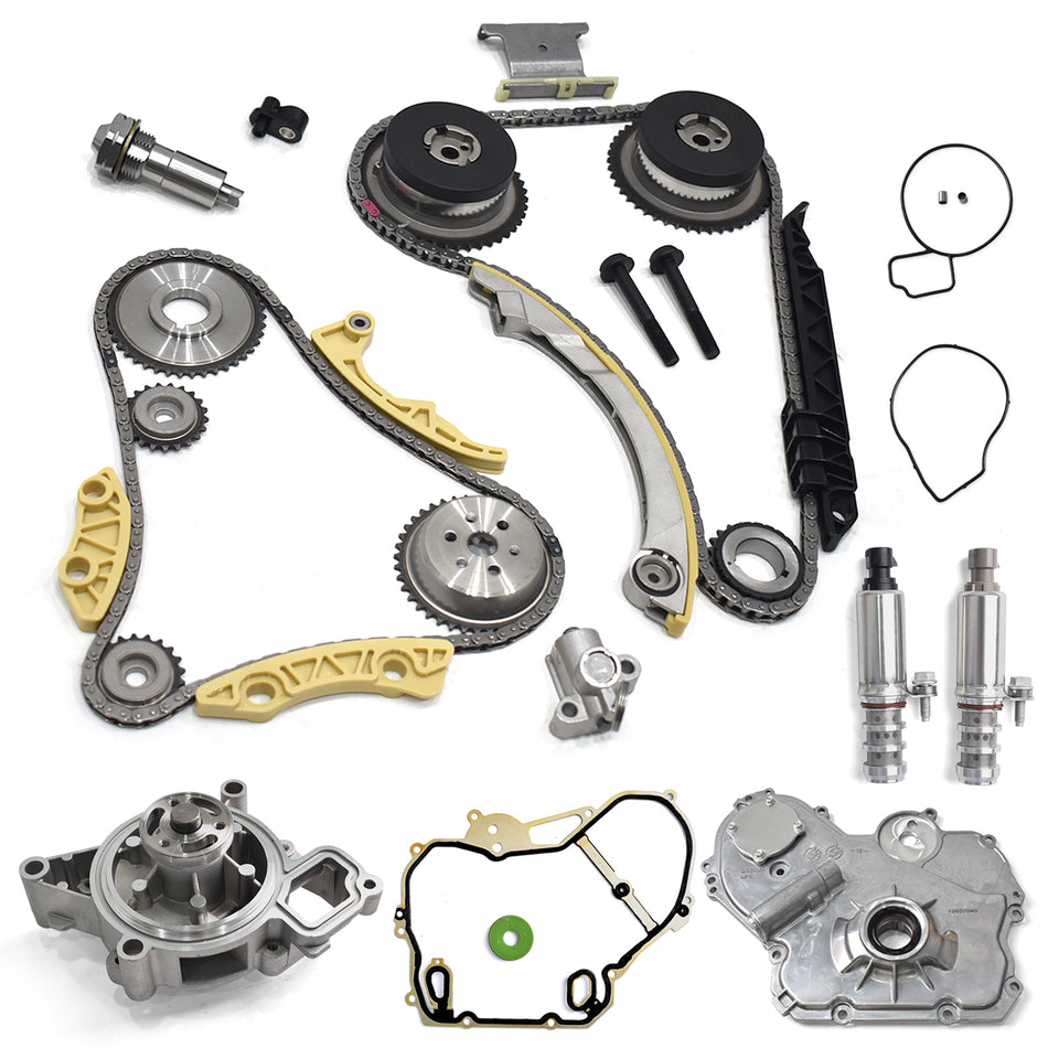 Btscar LTKIT-027 complete timing chain kit with front timing cover oil pump and water pump for GM 2.2L 2.4L Ecotec.