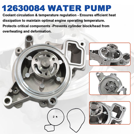 Btscar LTKIT-027 engine water pump replacement included in the timing kit for GM 2.2L 2.4L Ecotec.