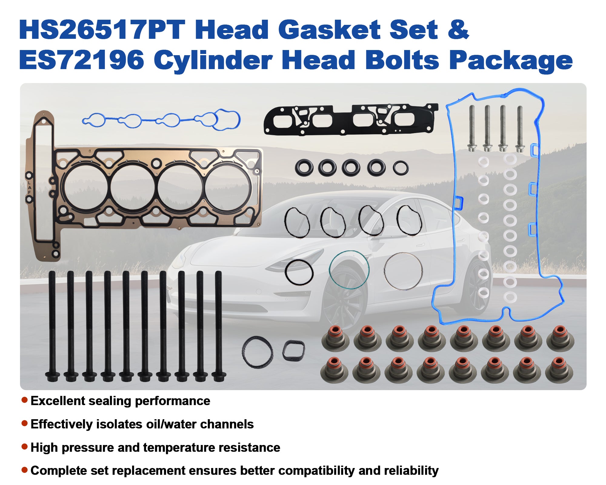 2009-2017 GM 2.2L 2.4L Ecotec Master Timing Chain Kit w/ Oil Pump, Water Pump, Head Gasket Set & VVT Solenoids