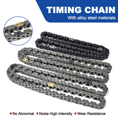 Btscar LTKIT-030 premium alloy steel primary and secondary timing chains ensuring wear resistance for GM 3.6L V6.