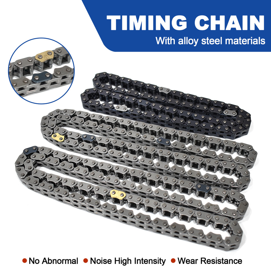 Btscar LTKIT-030 premium alloy steel primary and secondary timing chains ensuring wear resistance for GM 3.6L V6.