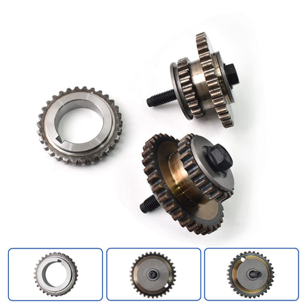 Btscar LTKIT-030 durable crank sprocket and idler sprockets gears for stable timing performance on GM 3.6L V6 engines.