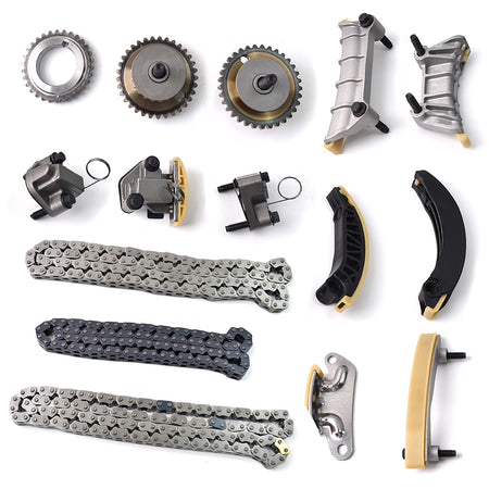 Btscar LTKIT-031 HFV6 2.8L 3.0L 3.6L master timing chain kit with guides and tensioners for Cadillac.