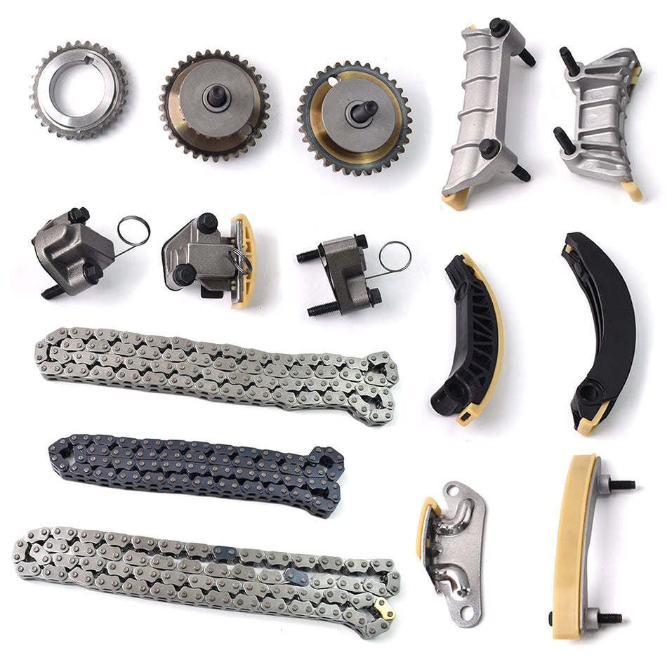 Btscar LTKIT-031 HFV6 2.8L 3.0L 3.6L master timing chain kit with guides and tensioners for Cadillac.