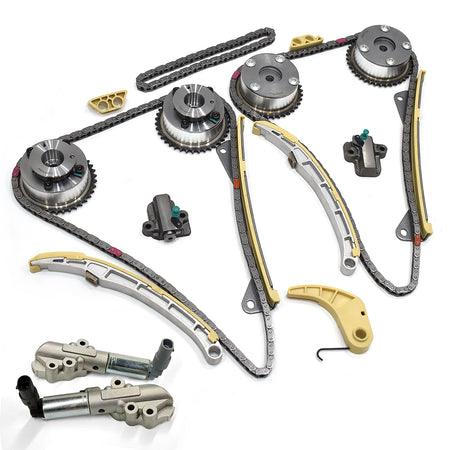 Btscar LTKIT-036 Master Timing Chain Kit with 4 VVT Phasers for Hyundai Kia 3.3L 3.8L Lambda V6 Engine