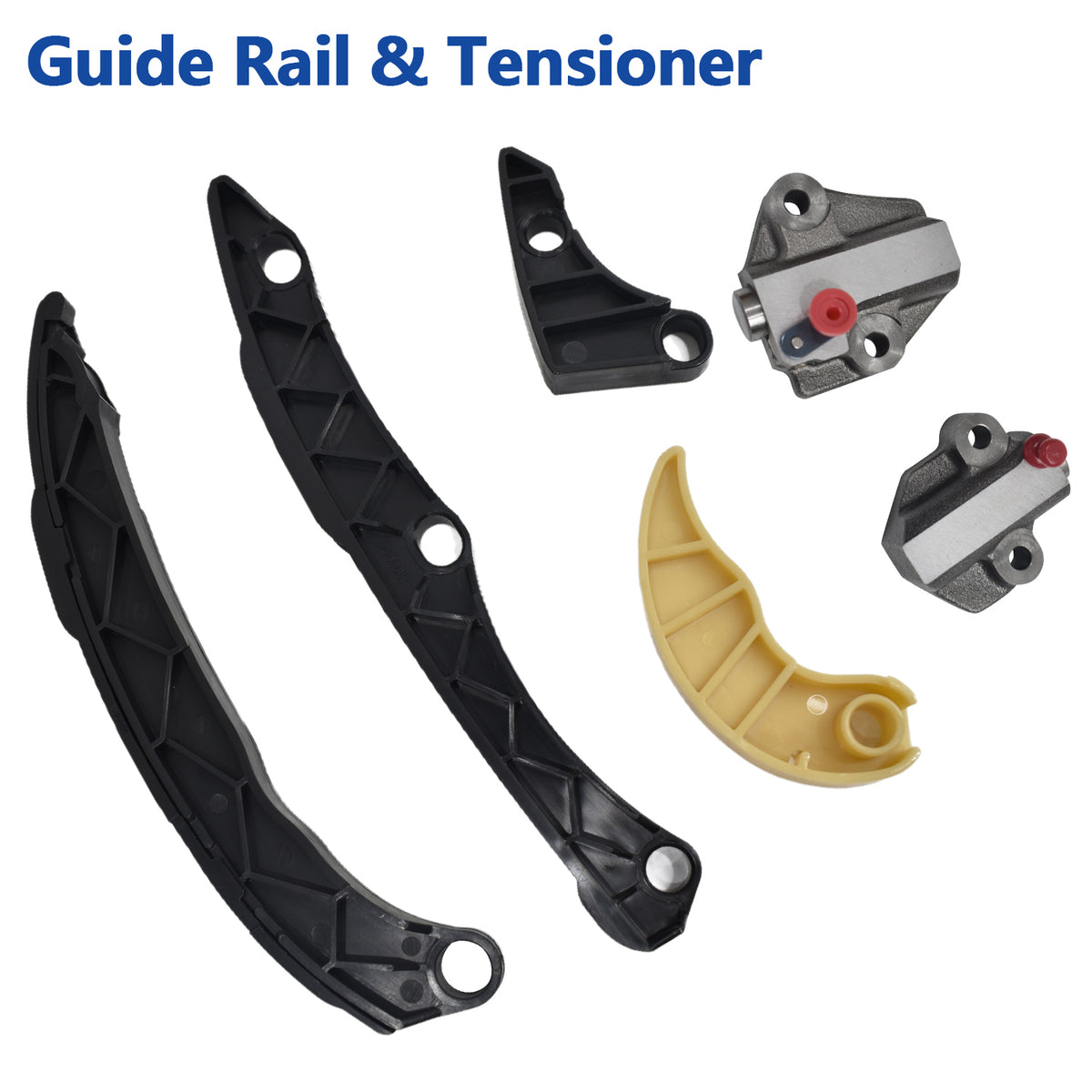 Btscar LTKIT-039 Timing Chain Guide Rails and Tensioners for 2010-2014 Hyundai Kia 2.4L Theta II Engine