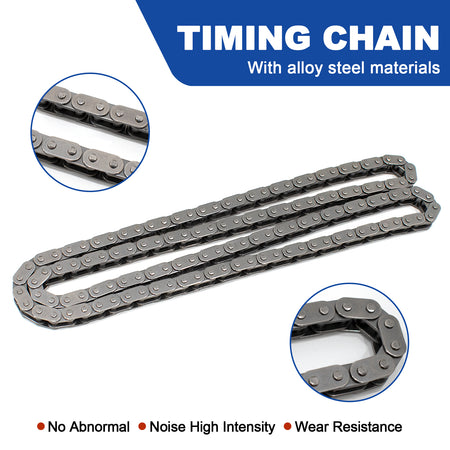 Btscar LTKIT-042 Alloy Steel Timing Chain for 2012-2020 Hyundai Kia 1.6L Gamma Engine