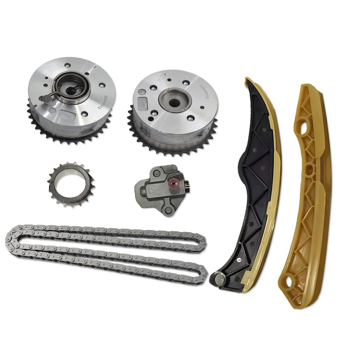 Complete set of Btscar LTKIT-042 Timing Chain Kit for Hyundai Kia 1.6L Gamma Engine