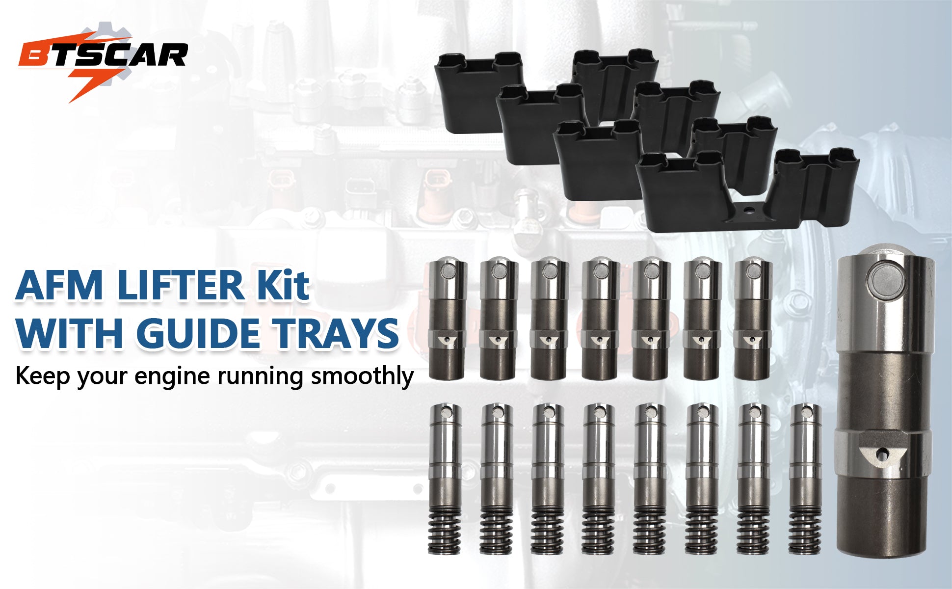 2005-2014 GM 5.3L AFM/DOD Hydraulic Roller Lifters & MLS Head Gasket Master Kit w/ Bolts (For Silverado, Tahoe, Sierra)