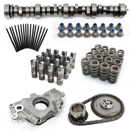 BTSCAR TLZKIT-001 Sloppy Stage 2 Camshaft and Lifter Kit for Chevy GMC LS1 LS2 LS6