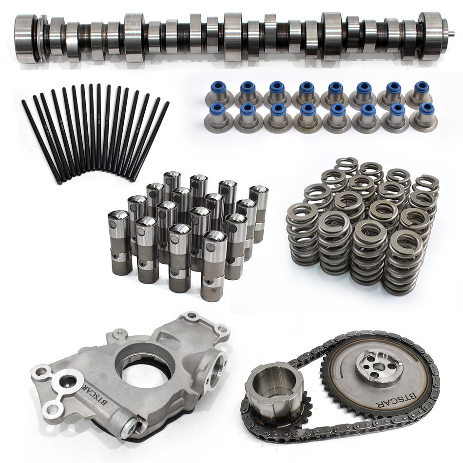BTSCAR TLZKIT-001 Sloppy Stage 2 Camshaft and Lifter Kit for Chevy GMC LS1 LS2 LS6