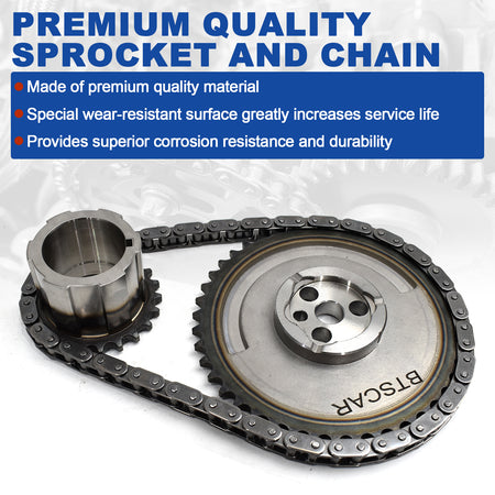 Premium Quality Timing Chain and Sprocket Set for BTSCAR TLZKIT-001 LS Cam Kit