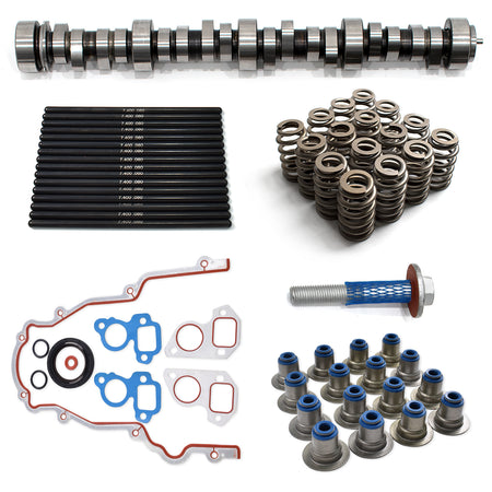 BTSCAR TLZKIT-002 Sloppy Stage 2 Camshaft Kit with Springs and Pushrods for LS V8