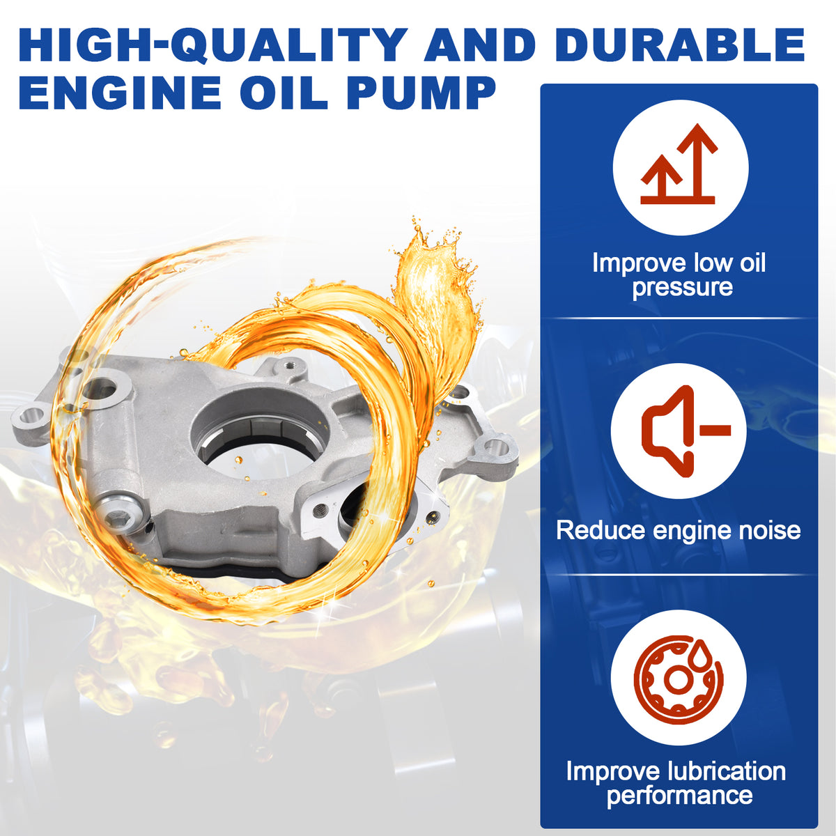 BTSCAR TLZKIT-005 High Quality Engine Oil Pump for Chevy GMC LS