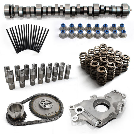 BTSCAR TLZKIT-007 E1841P Stage 3 Camshaft Kit with Springs and Lifters for Chevy GMC LS V8