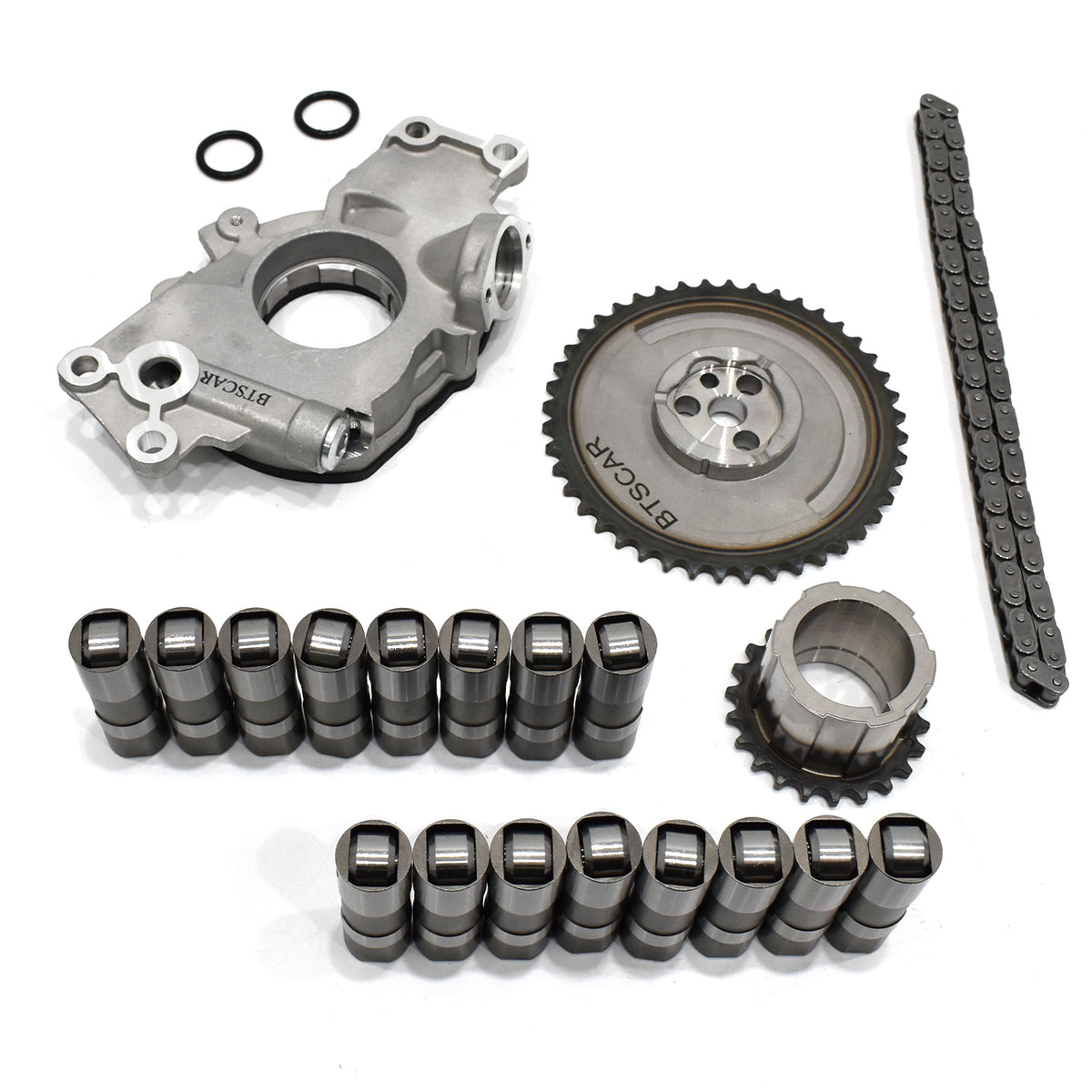 BTSCAR TLZKIT-010 Oil Pump Timing Chain Gear Set and Hydraulic Roller Lifters