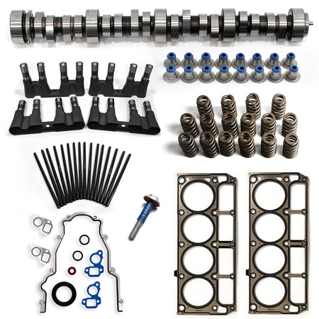 BTSCAR TLZKIT-013 Chevy GMC LS V8 Sloppy Stage 2 Camshaft Kit with MLS Head Gaskets Springs Lifters and Head Bolts Main Overview