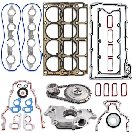 BTSCAR TLZKIT-015 Complete Engine Overhaul Gaskets and Seals Set including MLS Head Gaskets