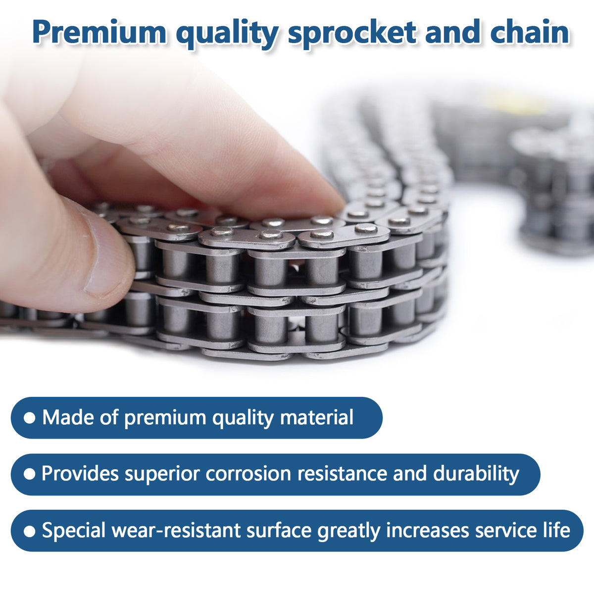 BTSCAR TLZKIT-015 Premium Quality Timing Chain providing Superior Corrosion Resistance and Durability