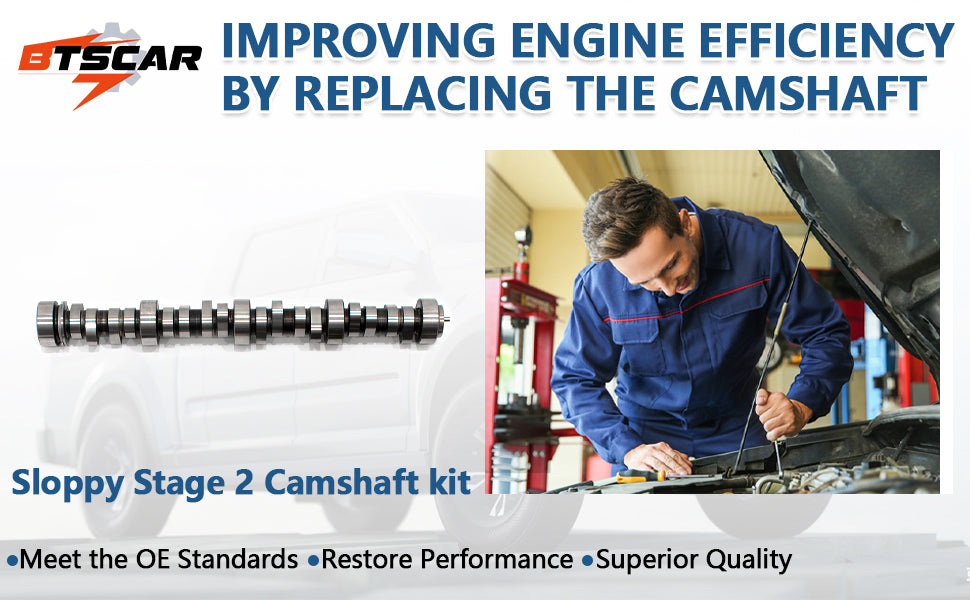1997-2007 Chevy GMC LS V8 E1840P Stage 2 Camshaft Kit (.585