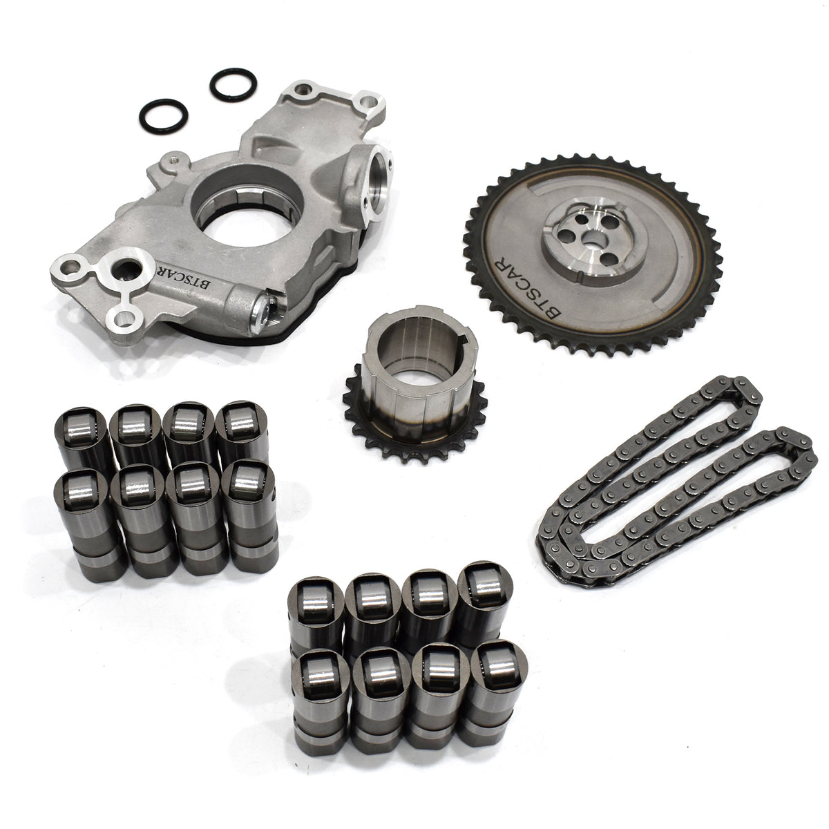 BTSCAR TLZKIT-017 Engine Oil Pump Timing Chain Gear Set and Hydraulic Roller Lifters Details