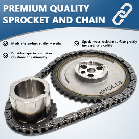 BTSCAR TLZKIT-017 Sprocket & Chain