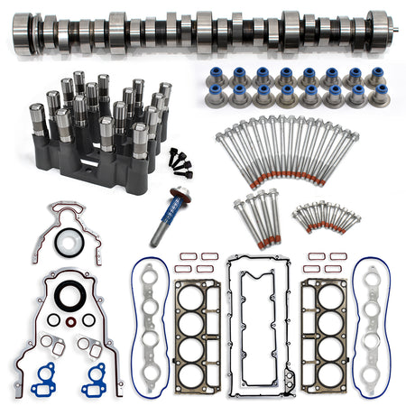 BTSCAR TLZKIT-019 Chevy GMC LS V8 Stage 3 Camshaft Kit with Lifters MLS Head Gaskets and Head Bolts Main Overview