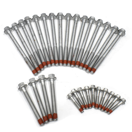 BTSCAR TLZKIT-020 Set of 30 Cylinder Head Bolts with Red Threadlocker Detail