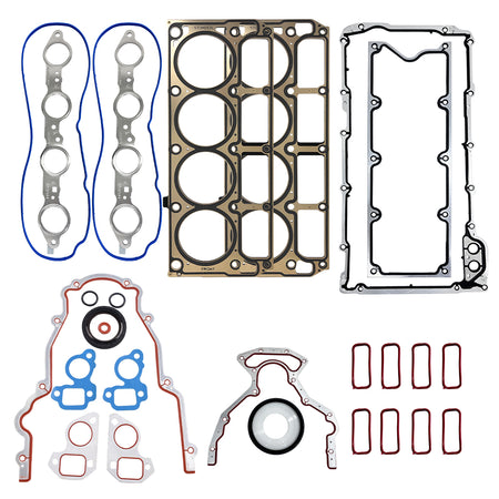 BTSCAR TLZKIT-020 Engine Overhaul Gasket Package with MLS Head Exhaust Manifold and Valve Cover Gaskets