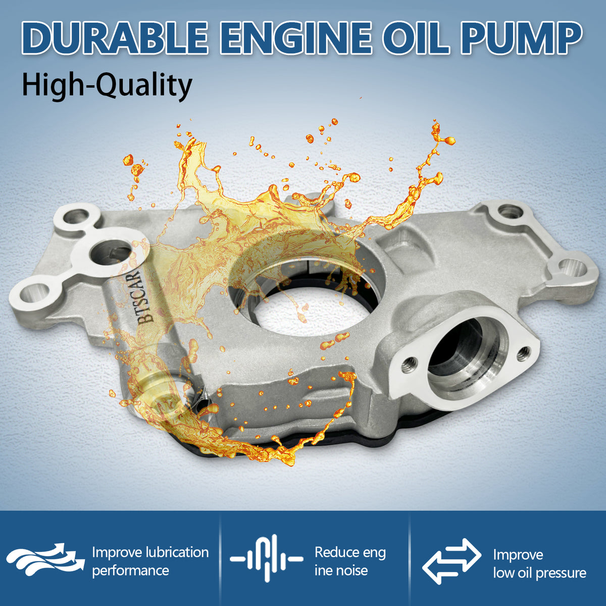 BTSCAR TLZKIT-022 Durable High-Volume Engine Oil Pump with Splashing Oil Visual