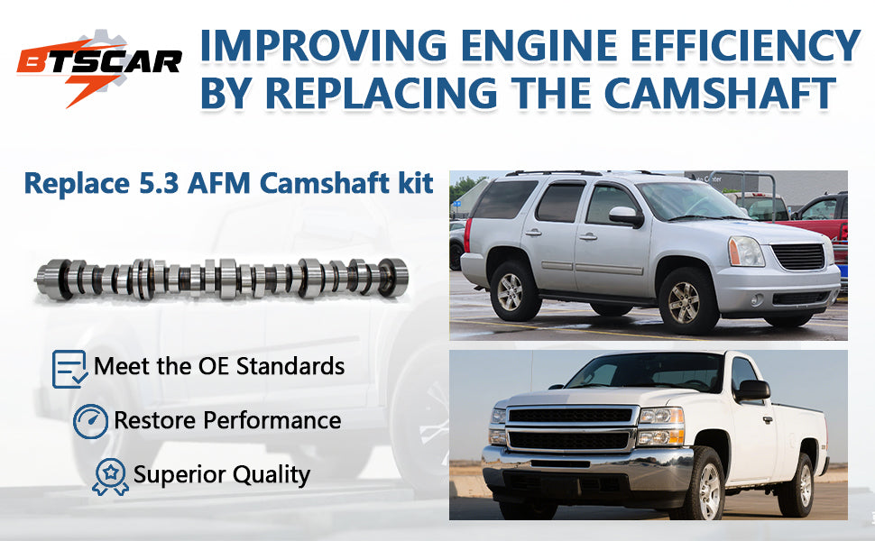 2007-2013 Chevy GMC 5.3L V8 AFM/DOD Replacement Camshaft Kit: w/ Lifters, Head Gaskets, Timing Chain, Oil & Water Pump