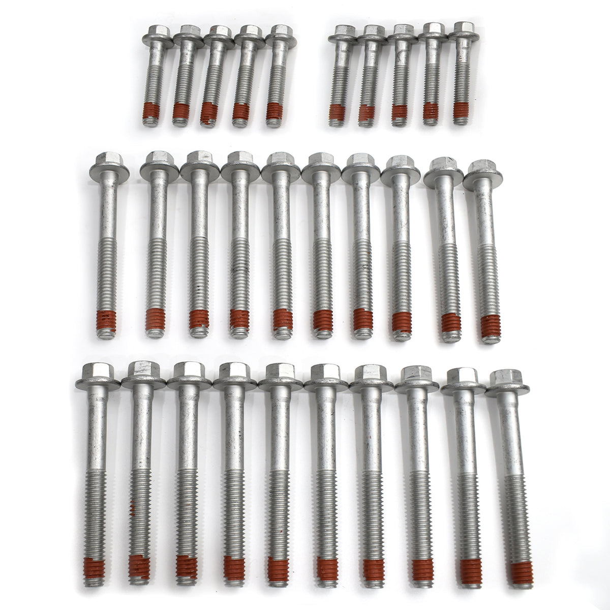 BTSCAR TLZKIT-027-1 Set of 30 Cylinder Head Bolts with Red Threadlocker Detail