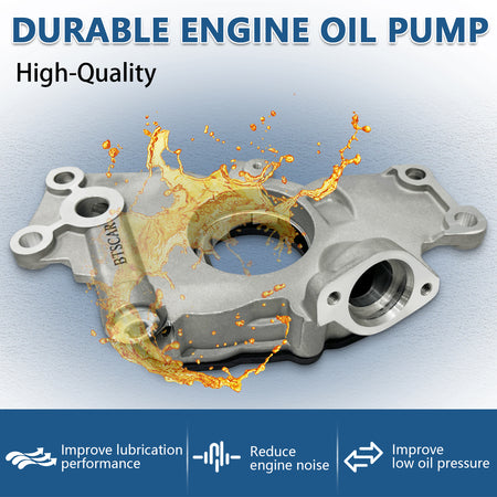 Btscar TLZKIT-030 durable engine oil pump designed to improve lubrication and reduce engine noise for Chevy 5.3L V8.
