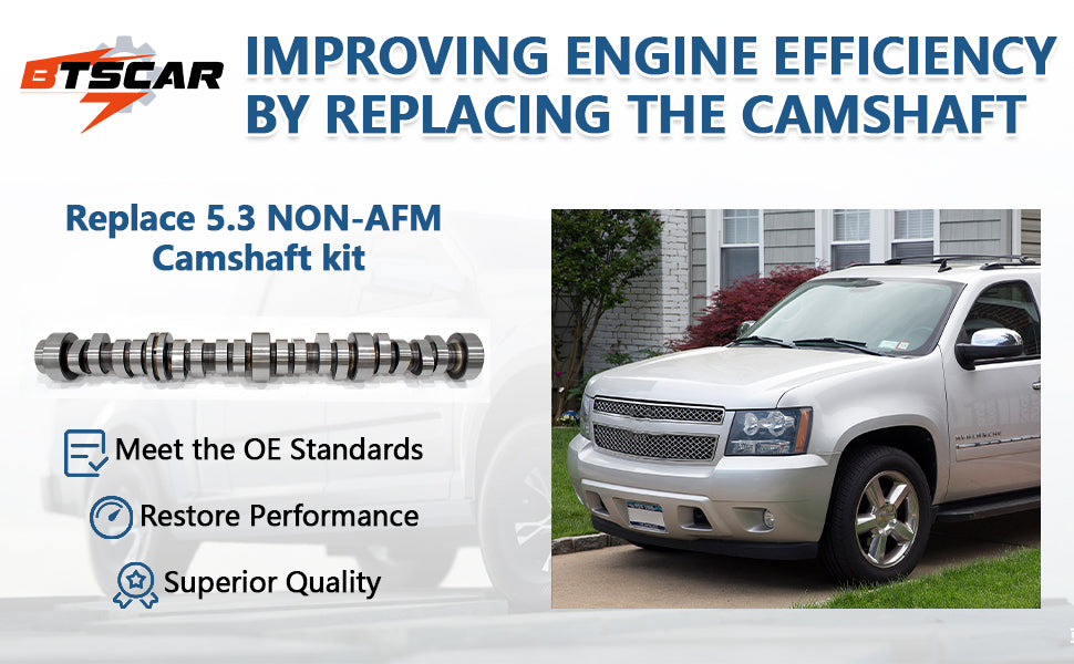 2005-2014 Chevy GMC 5.3L V8 AFM/DOD Delete Camshaft Kit: w/ Lifters, Head Gaskets, Bolts & 3-Bolt Timing Chain