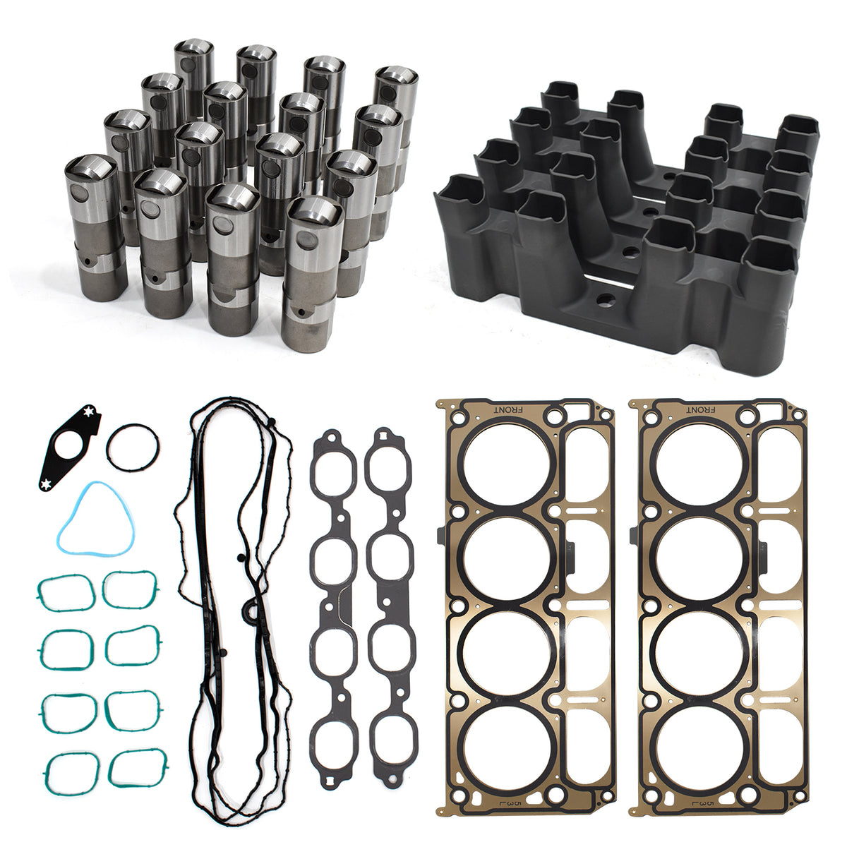 Btscar TLZKIT-033 comprehensive engine overhaul gasket set and valve seals for 2014-2021 5.3L V8 Gen V rebuilds.