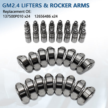 Btscar TLZKIT-037 GM 2.4L engine lifters and rocker arms set, designed to restore valvetrain performance and reduce noise.